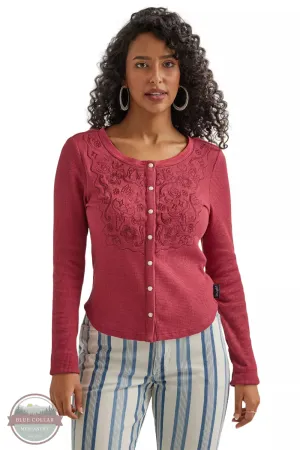 112344653 Embroidered Snap Shirt