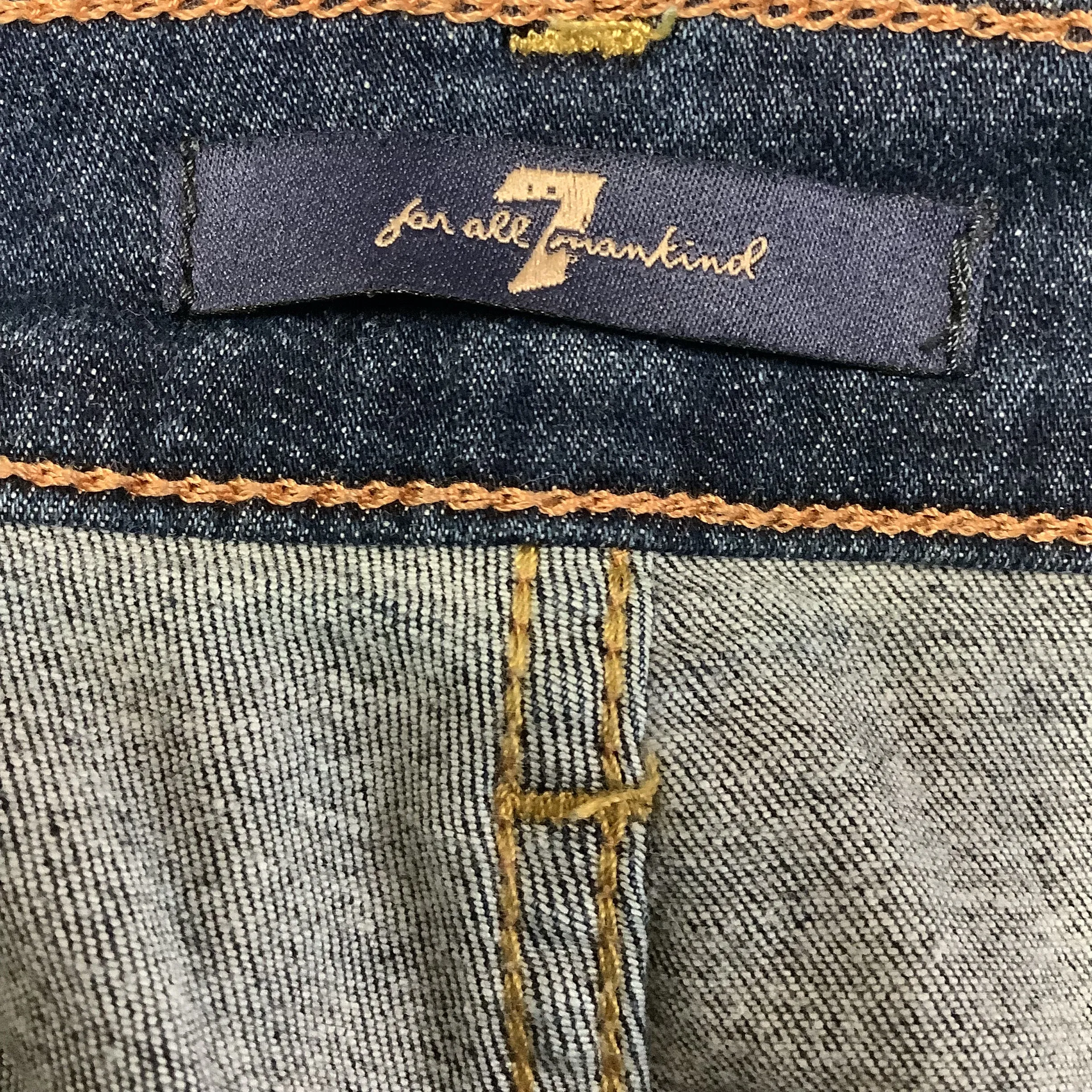 7 For All Mankind Women's Jeans Blue Roxanne Ankle Size: 30