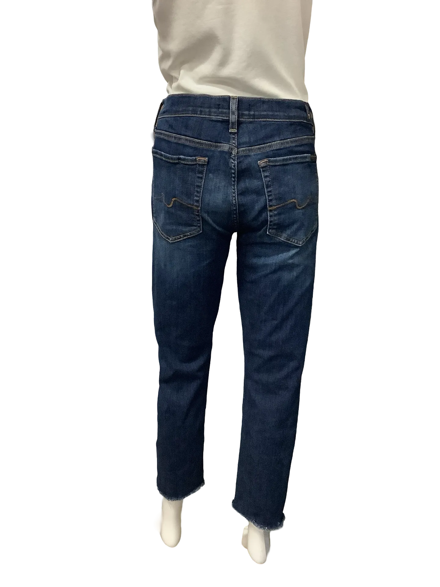 7 For All Mankind Women's Jeans Blue Roxanne Ankle Size: 30