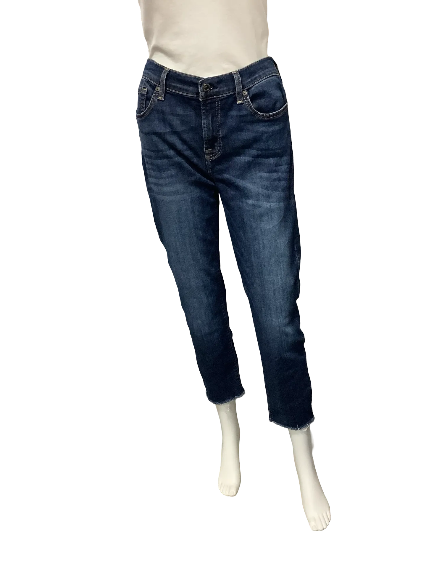 7 For All Mankind Women's Jeans Blue Roxanne Ankle Size: 30