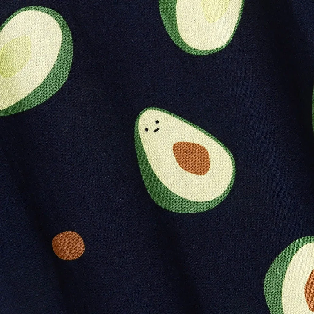 Avocado Print Shirt - Navy