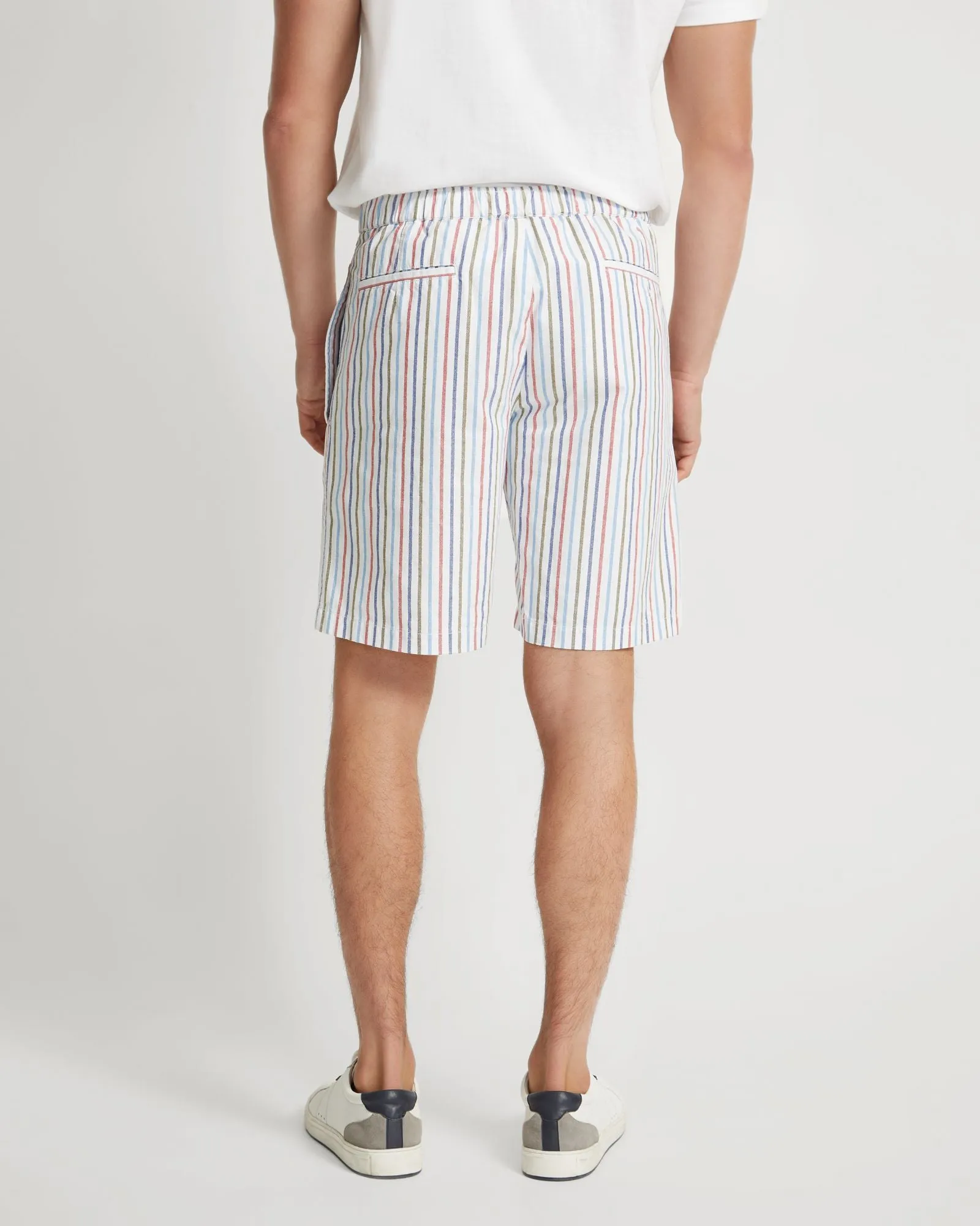 Barney Cotton Stripe Shorts
