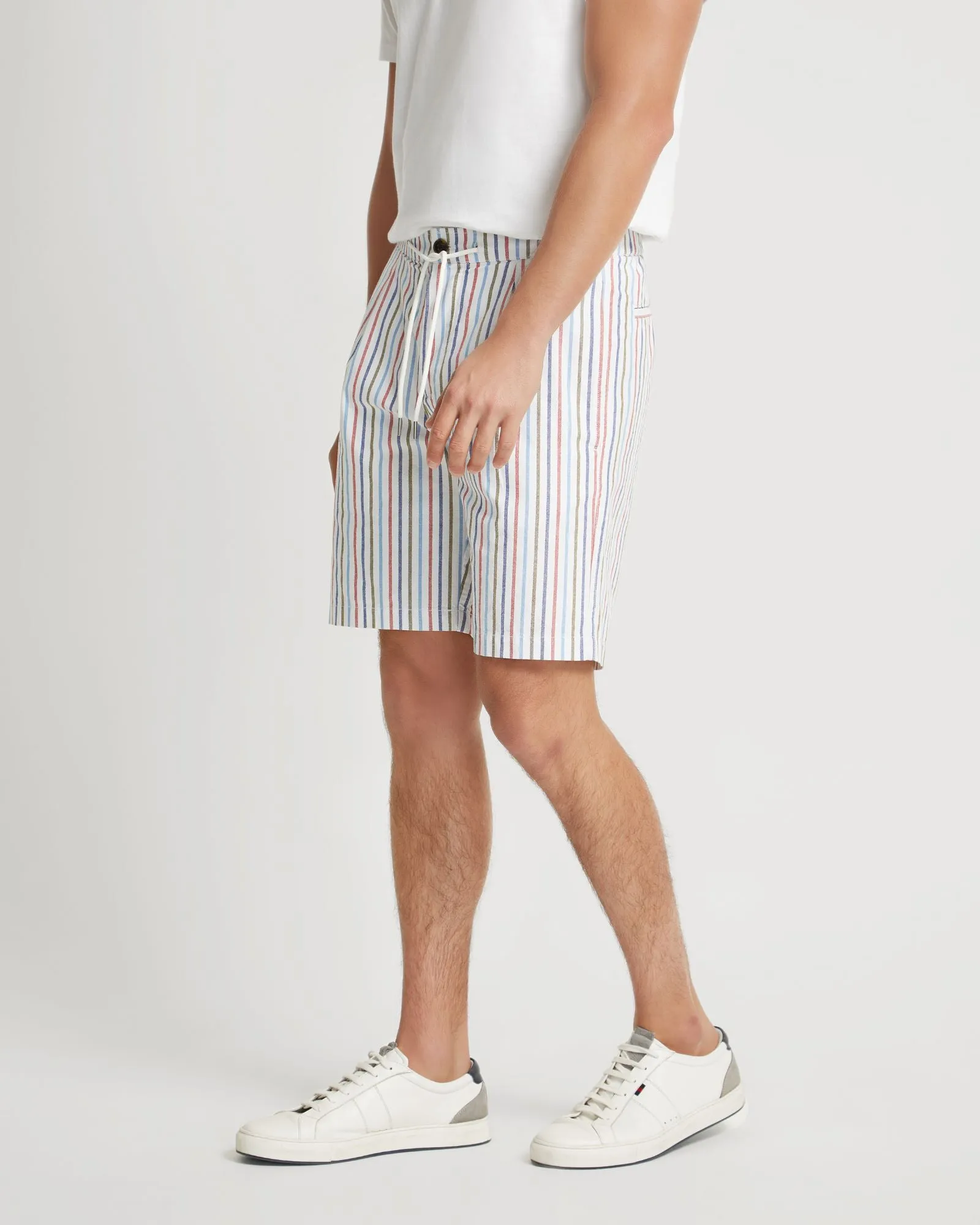 Barney Cotton Stripe Shorts