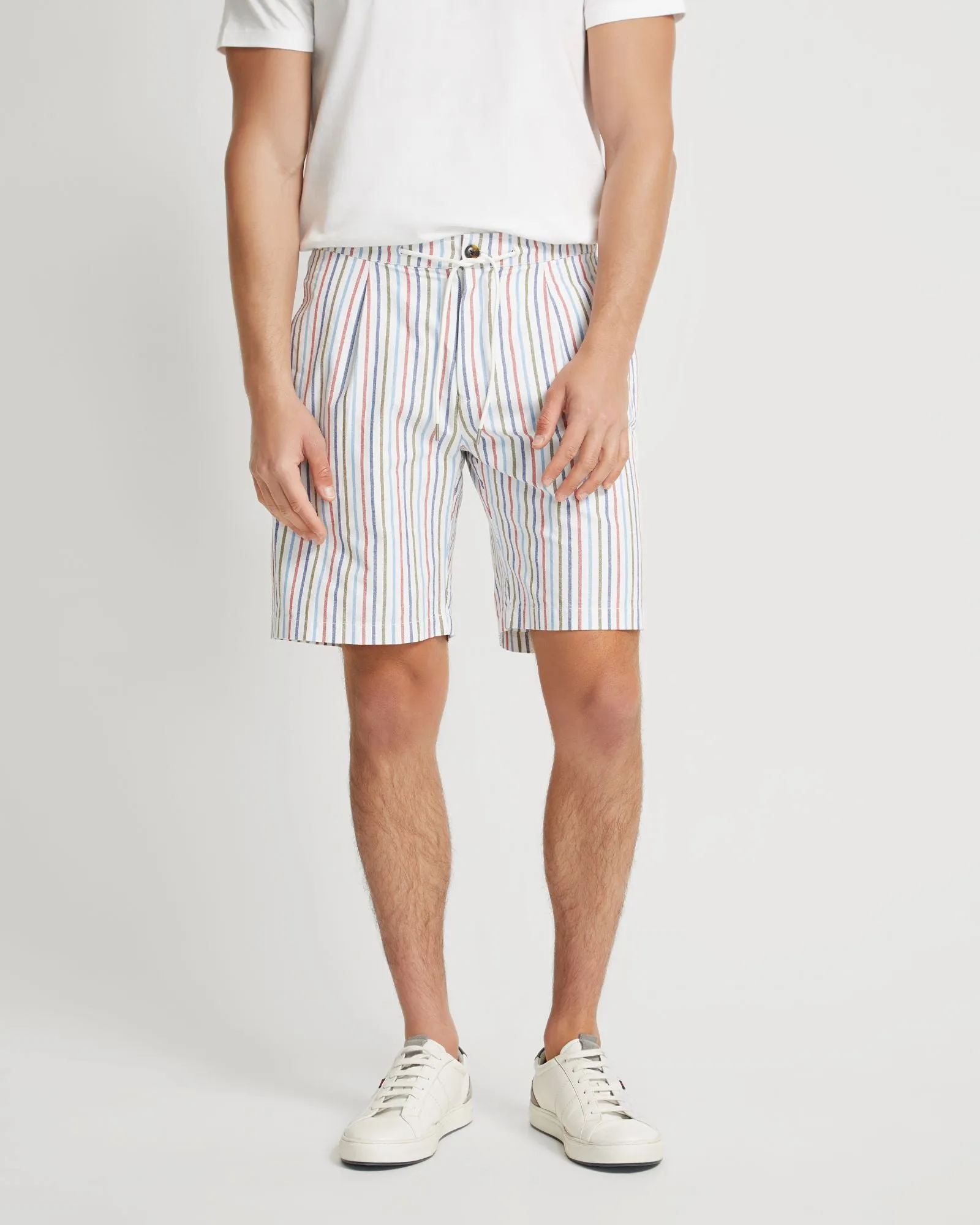 Barney Cotton Stripe Shorts