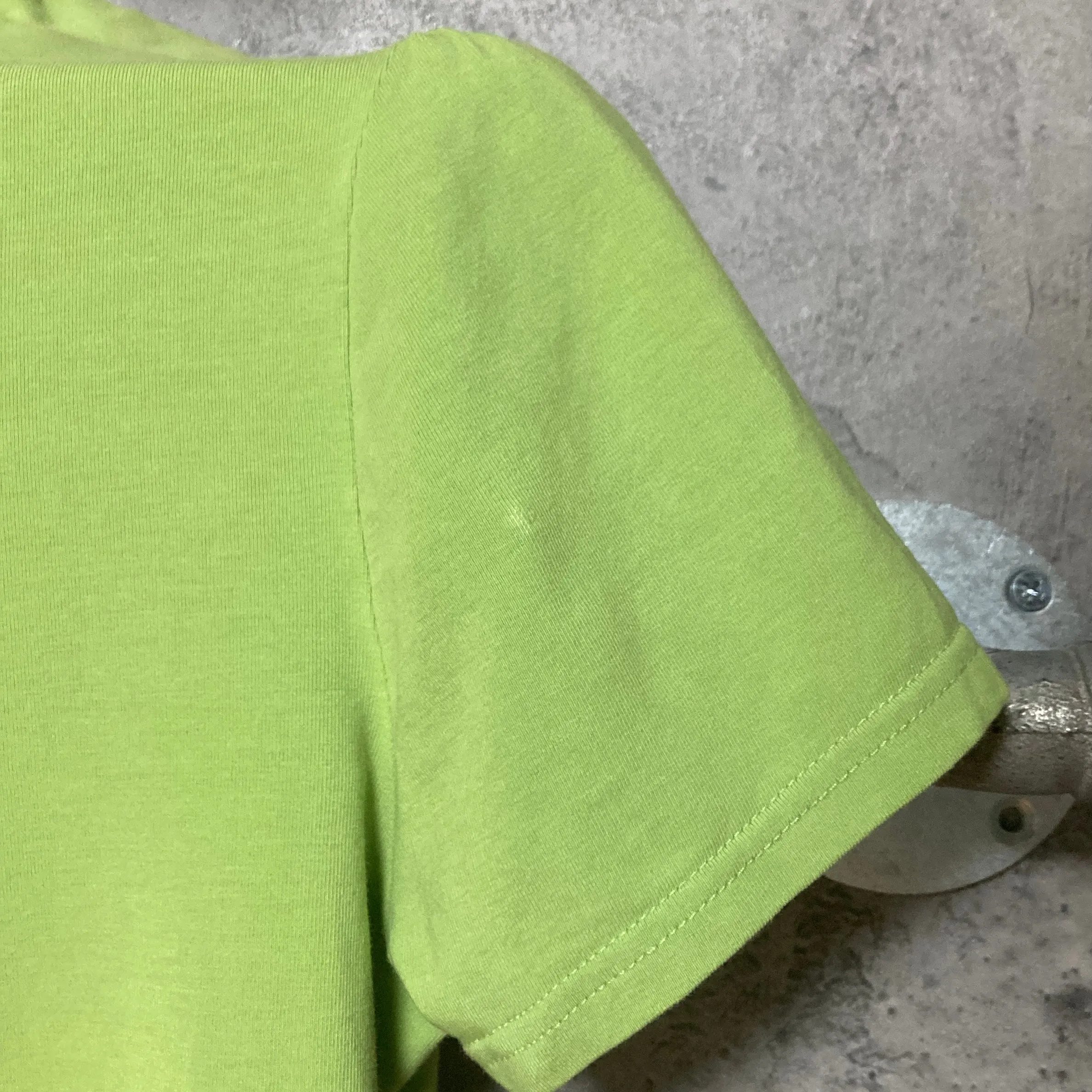 bijou embroidered tops green