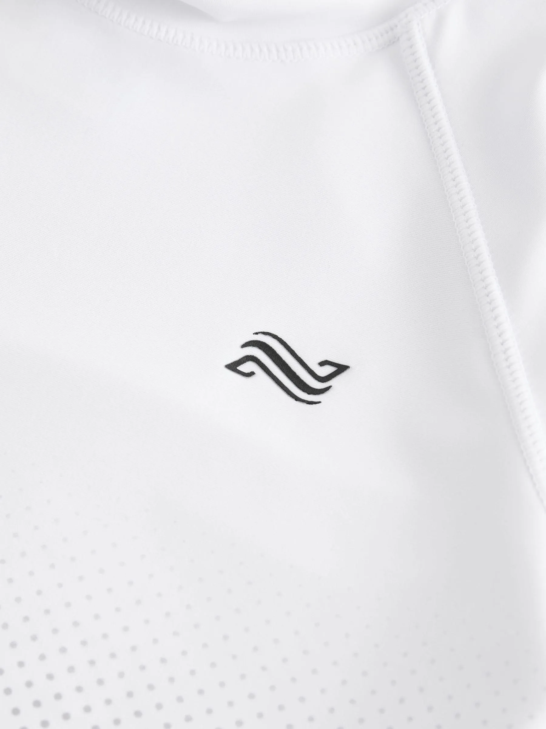 Black and White Ombre Short Sleeve Rash Vest (1.5-16yrs)