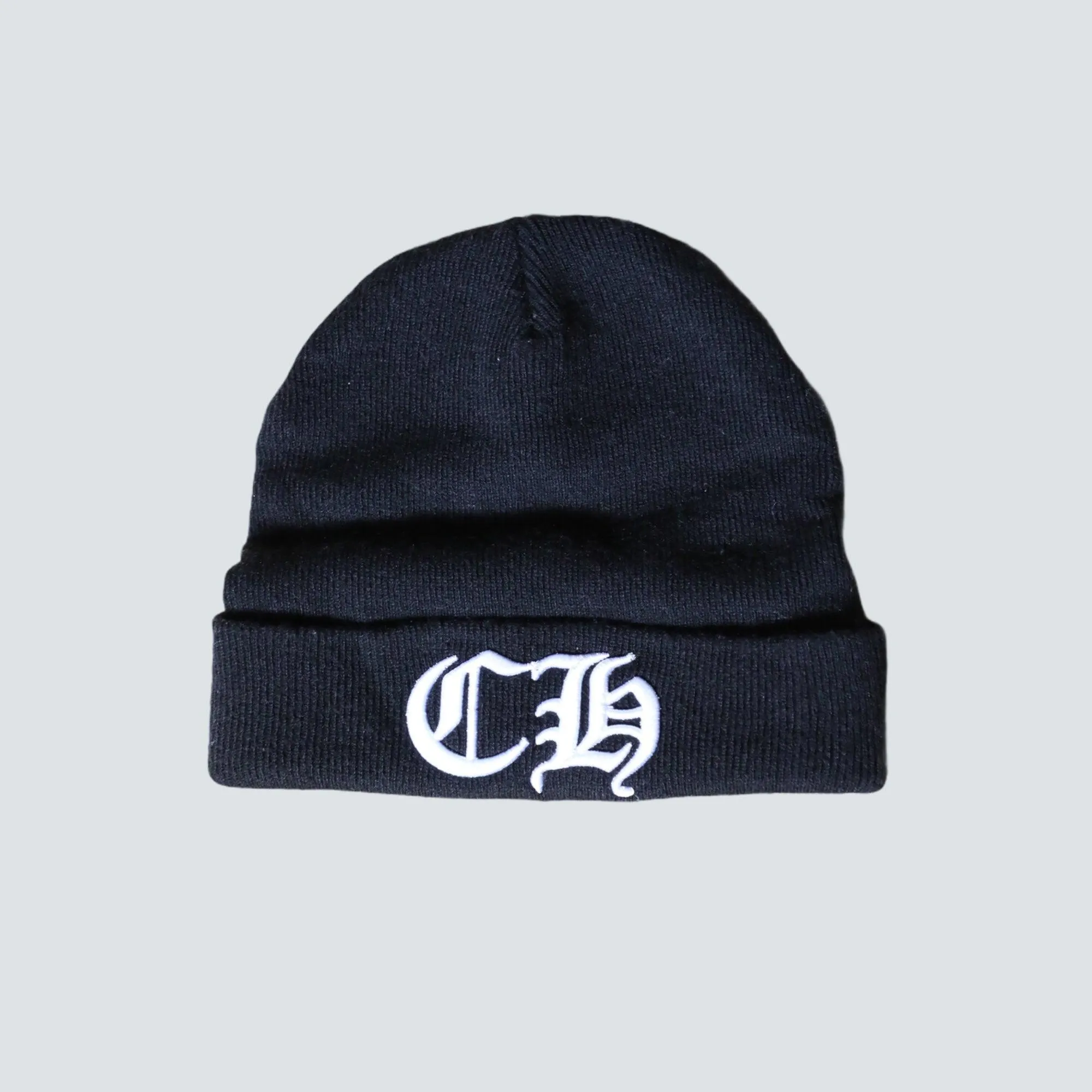 Black chrome hearts Beanie