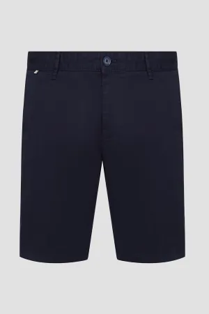 BOSS - SLICE Slim-fit Shorts In Stretch-Cotton Twill In Dark Blue 50540743 404