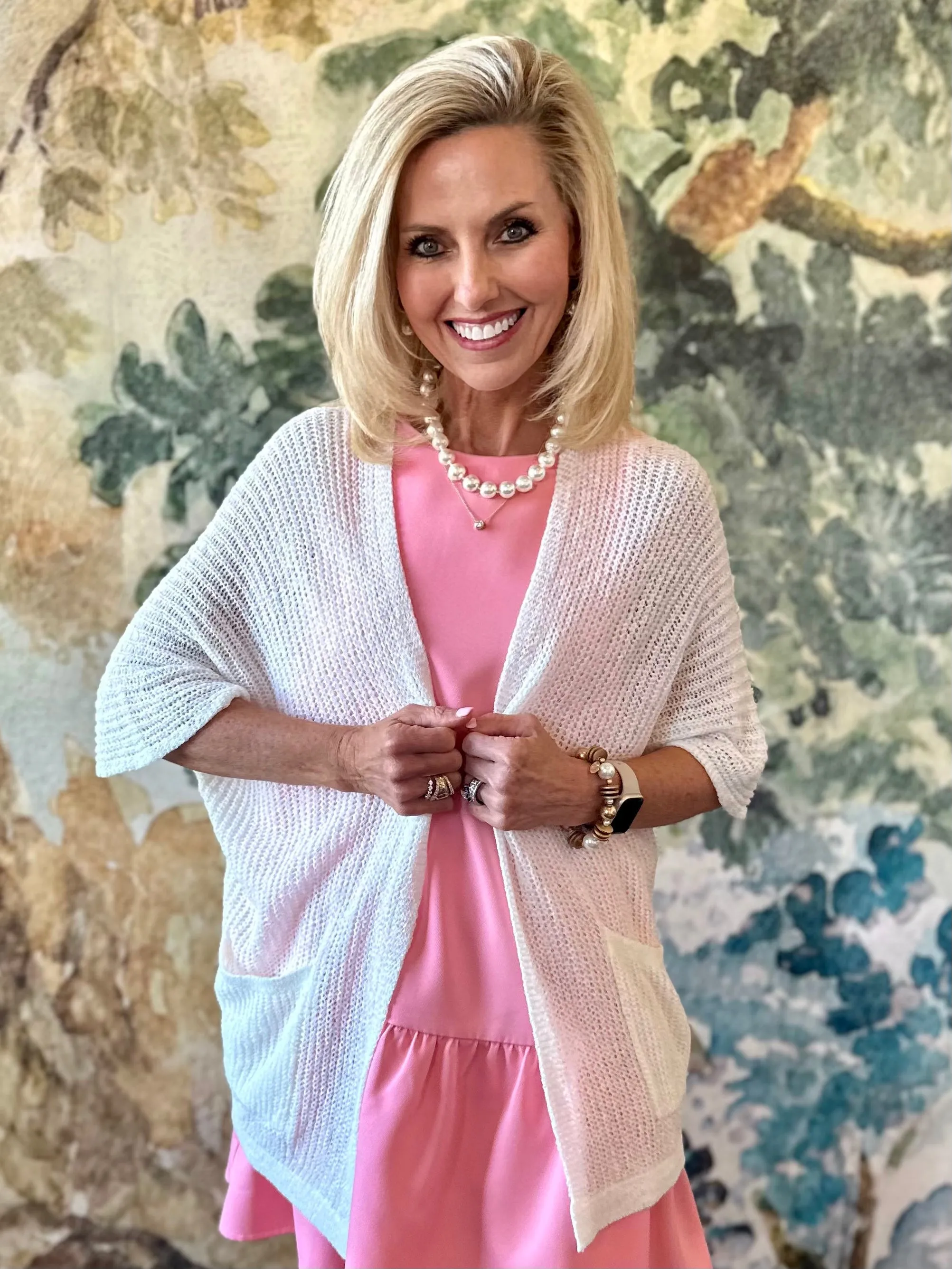 Breezy Retreat White Cardigan
