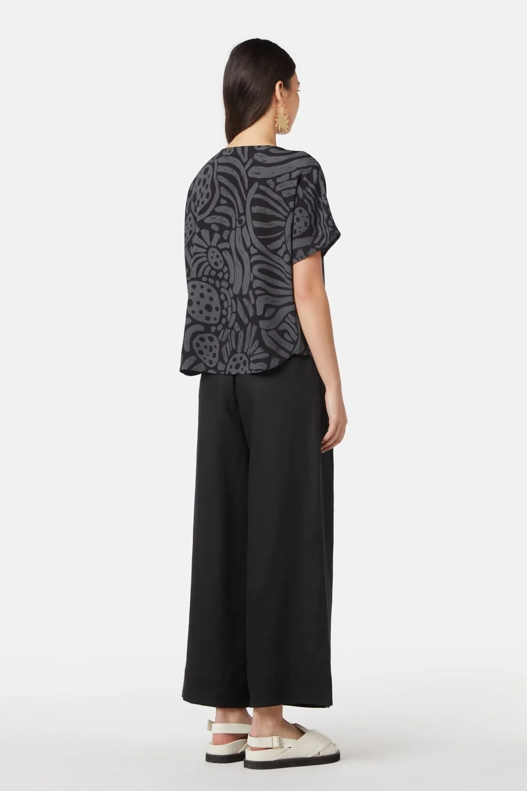 Breezy Waters V-Neck Top