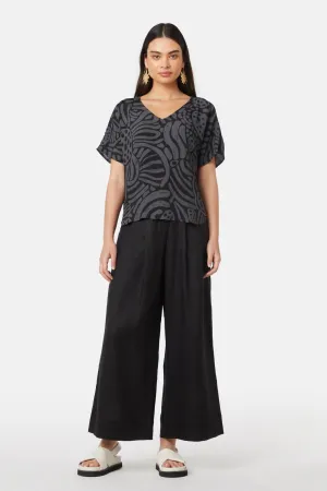 Breezy Waters V-Neck Top