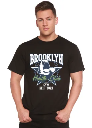 Brooklyn Health Club Men's Bamboo Viscose/Organic Cotton Short Sleeve Graphic T-Shirt