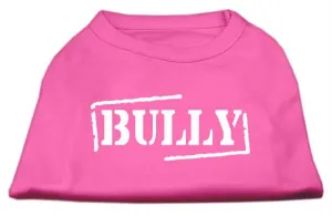 Bully Screen Printed Shirt  Bright Pink XXL (18)