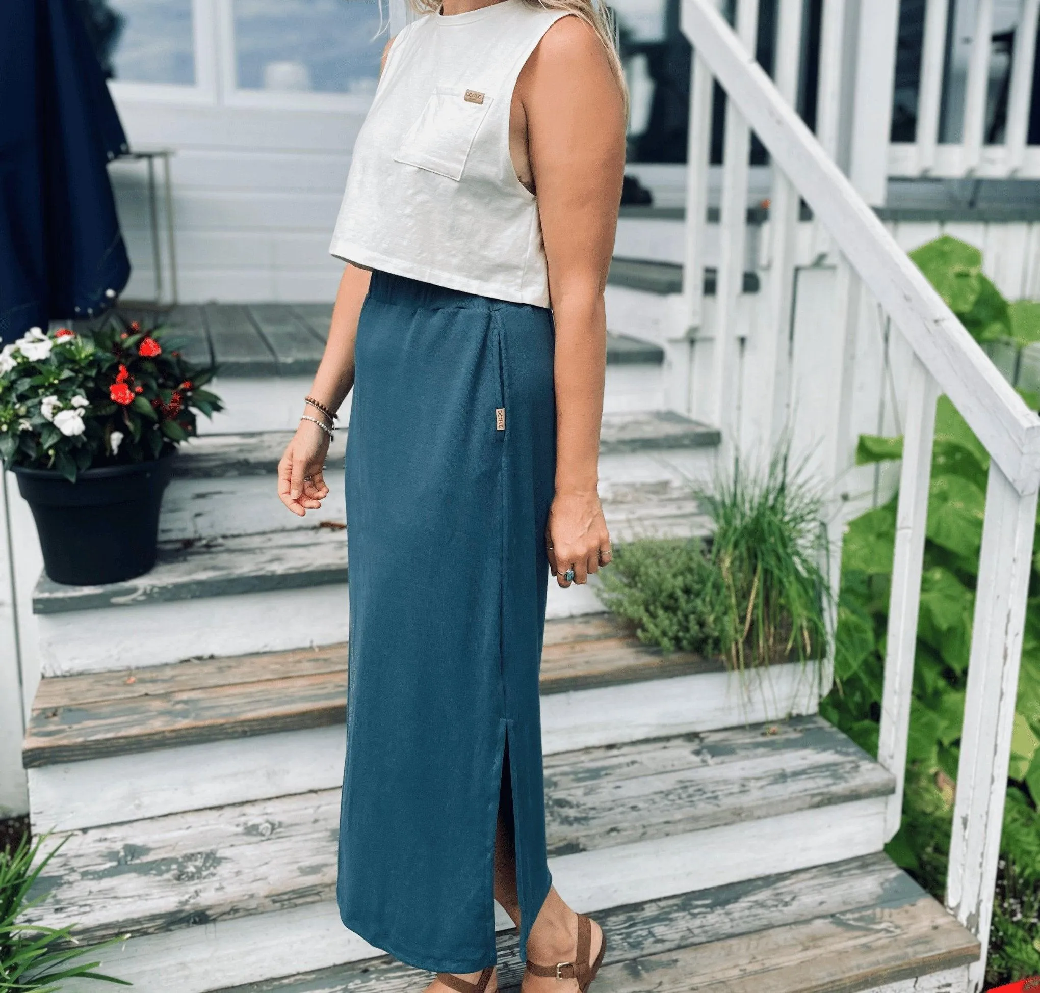Camisole Crop Top Basic - Ivoire