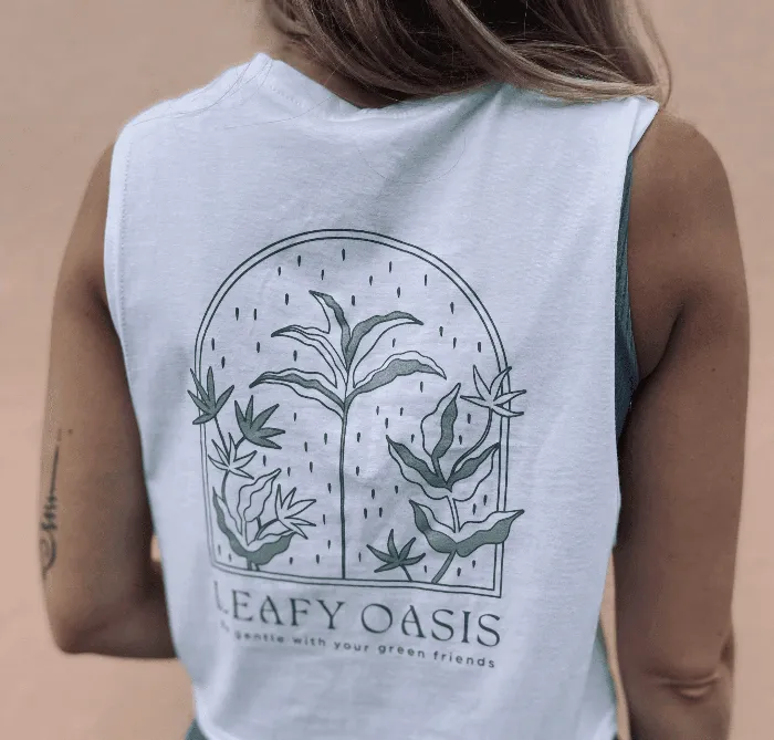 Camisole crop top Leafy Oasis