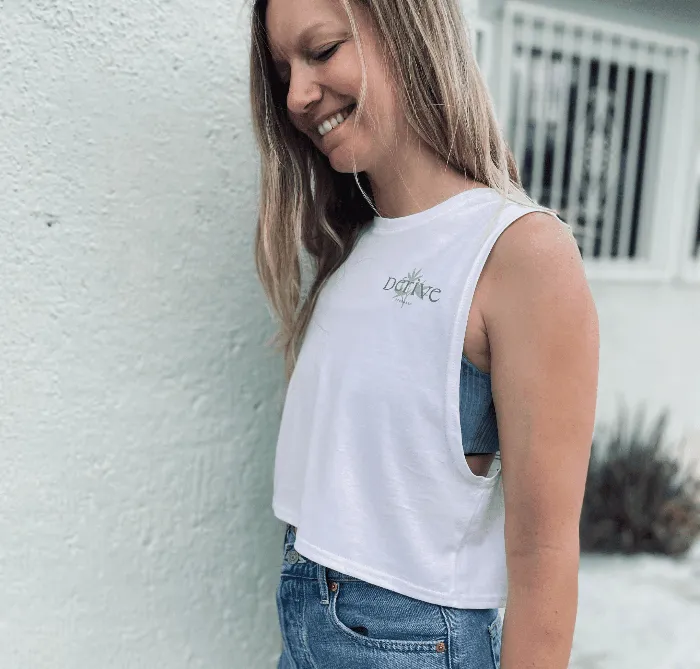 Camisole crop top Leafy Oasis