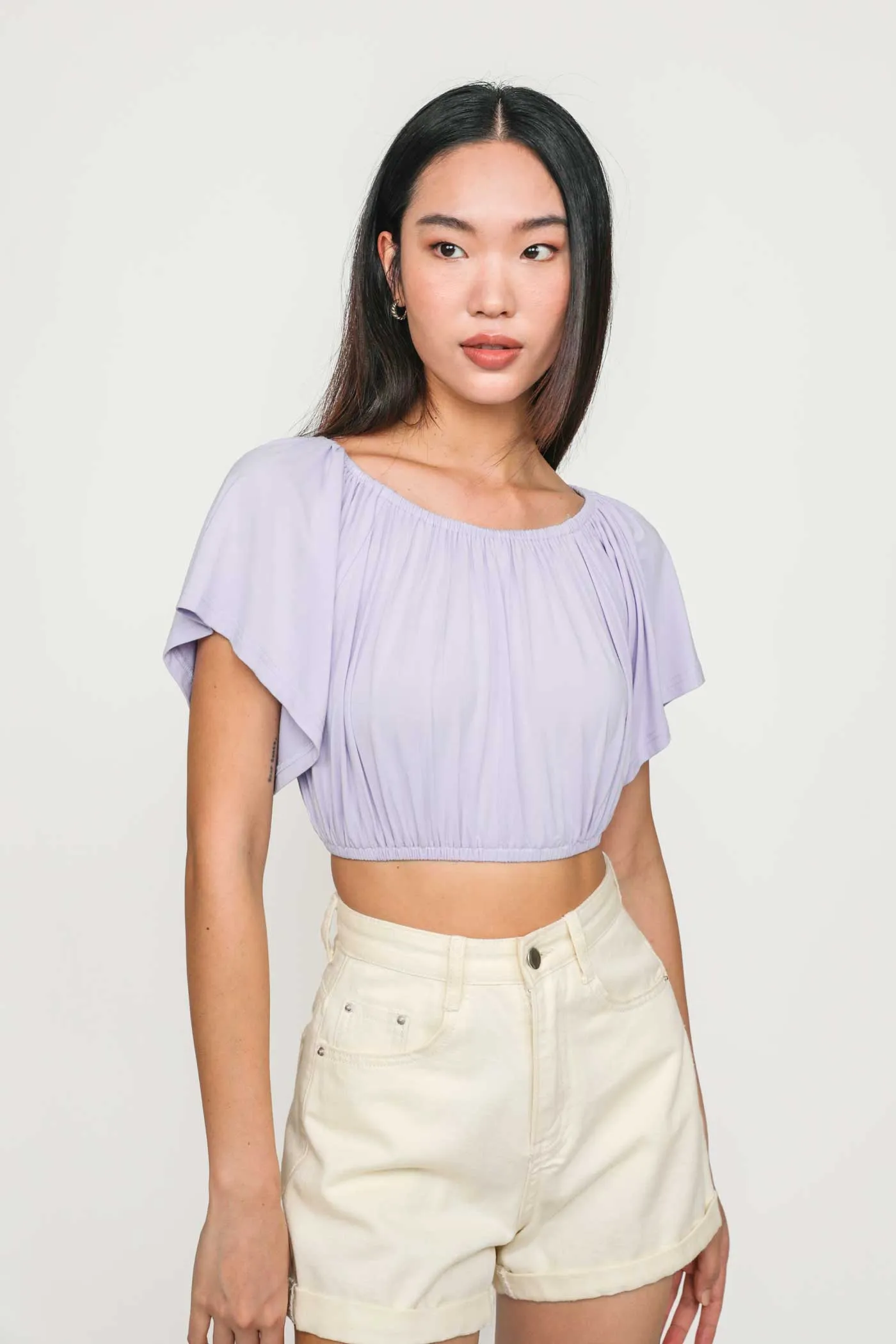 Carys Off Shoulder Jersey Top