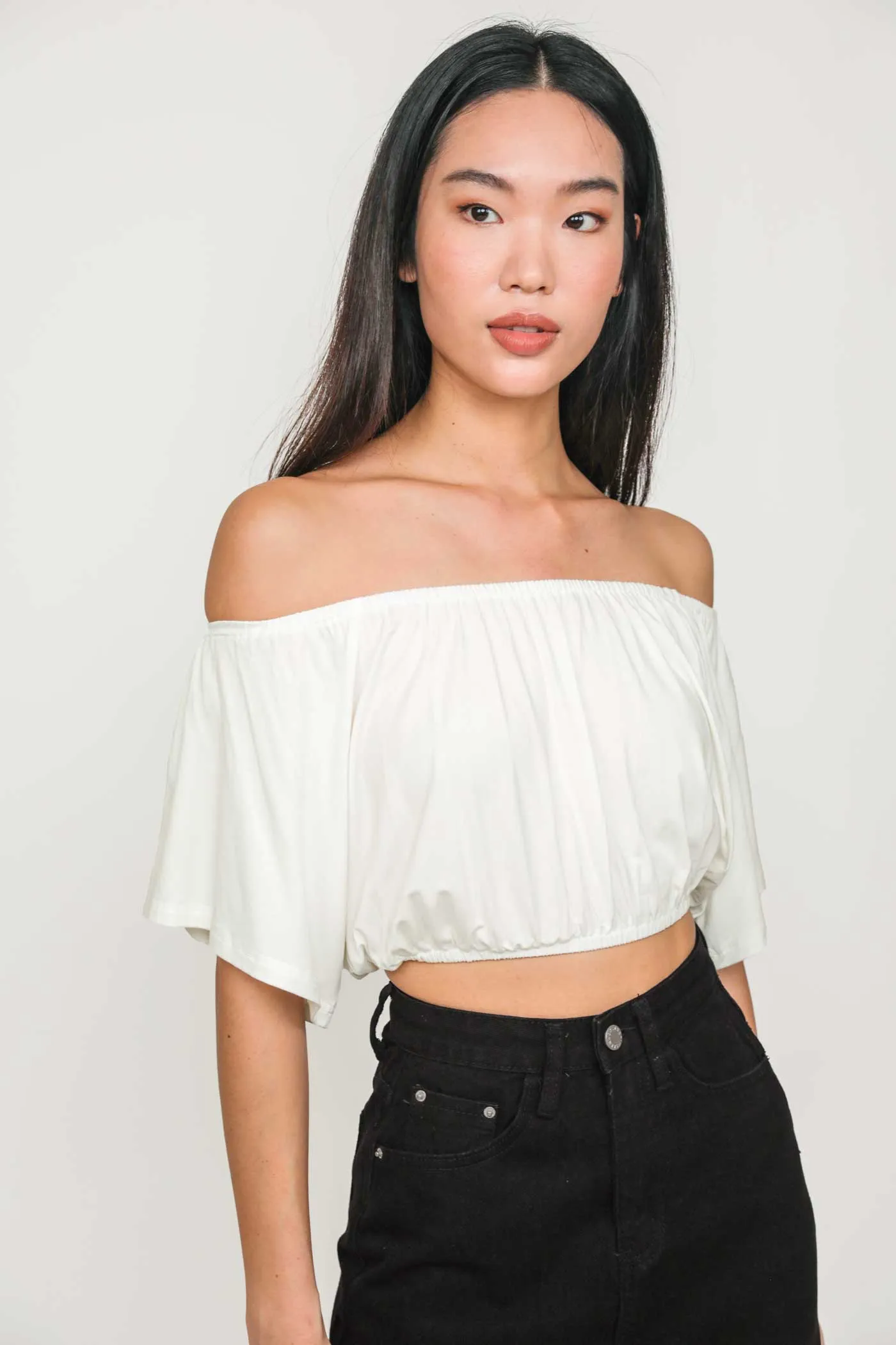 Carys Off Shoulder Jersey Top
