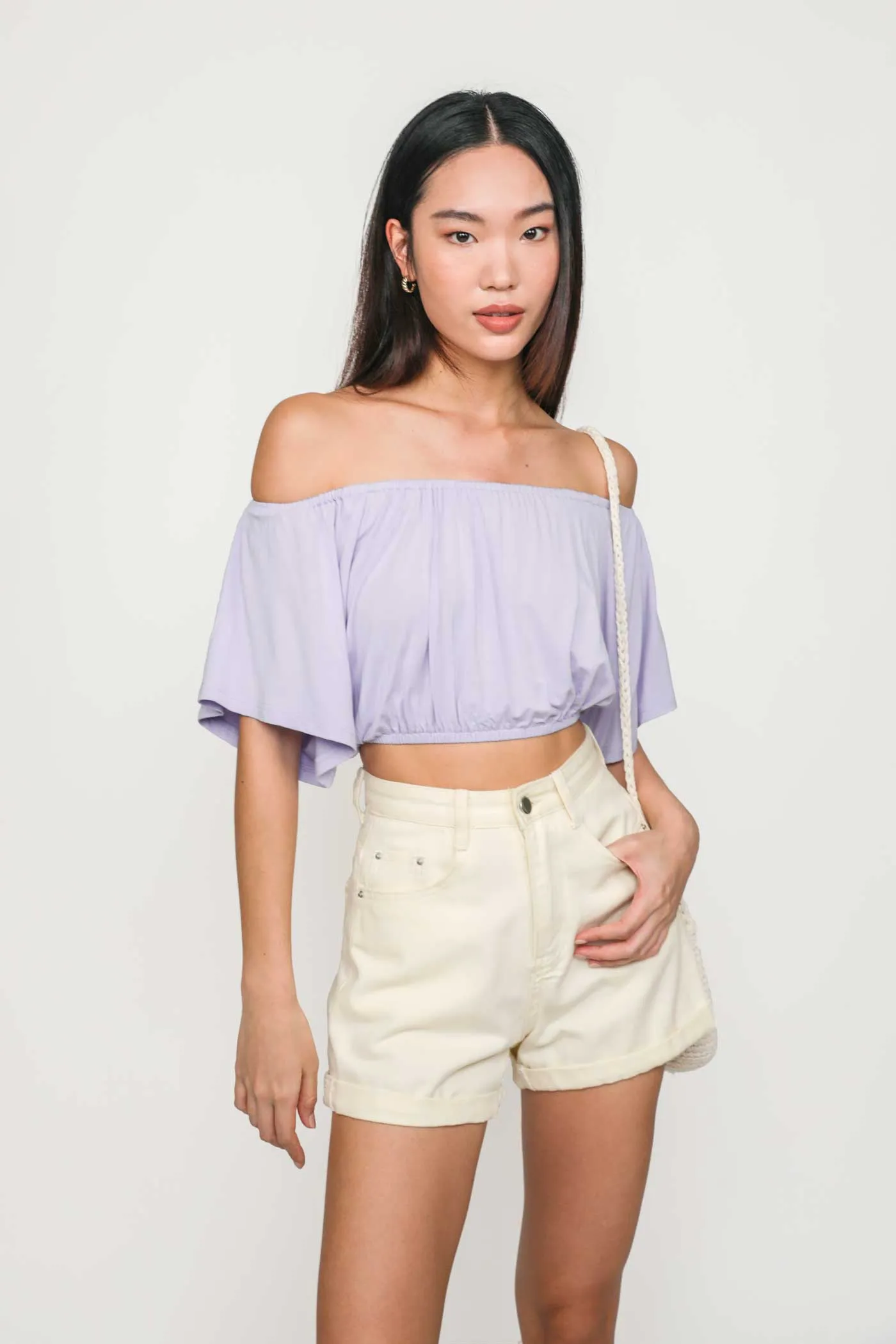 Carys Off Shoulder Jersey Top