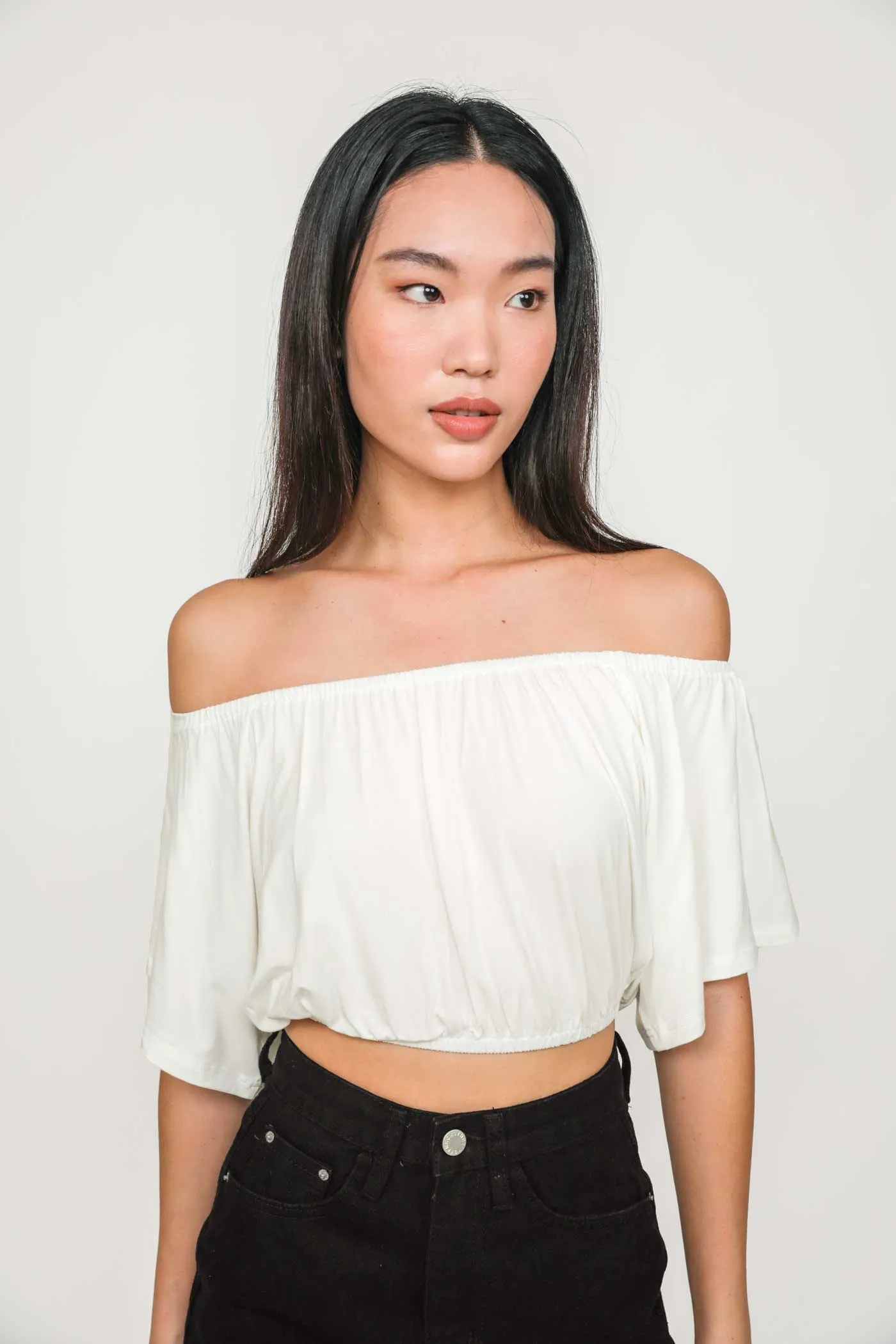 Carys Off Shoulder Jersey Top