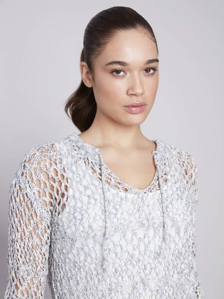 Charlie B Crochet V-Neck Top