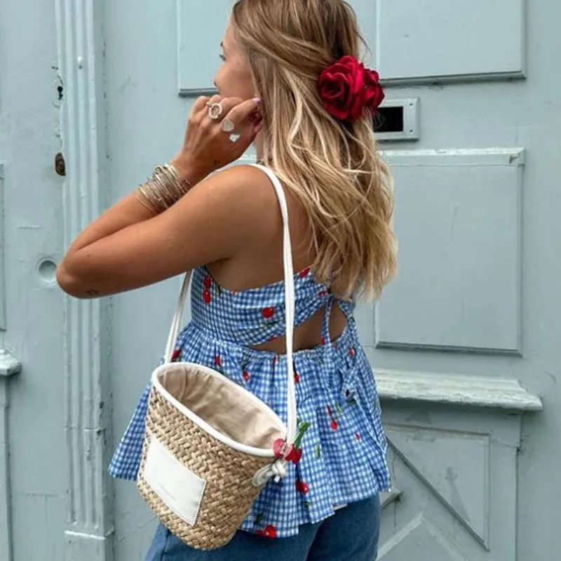 Cherry Sweet Gingham Camisole  A Summer Must-Have! 