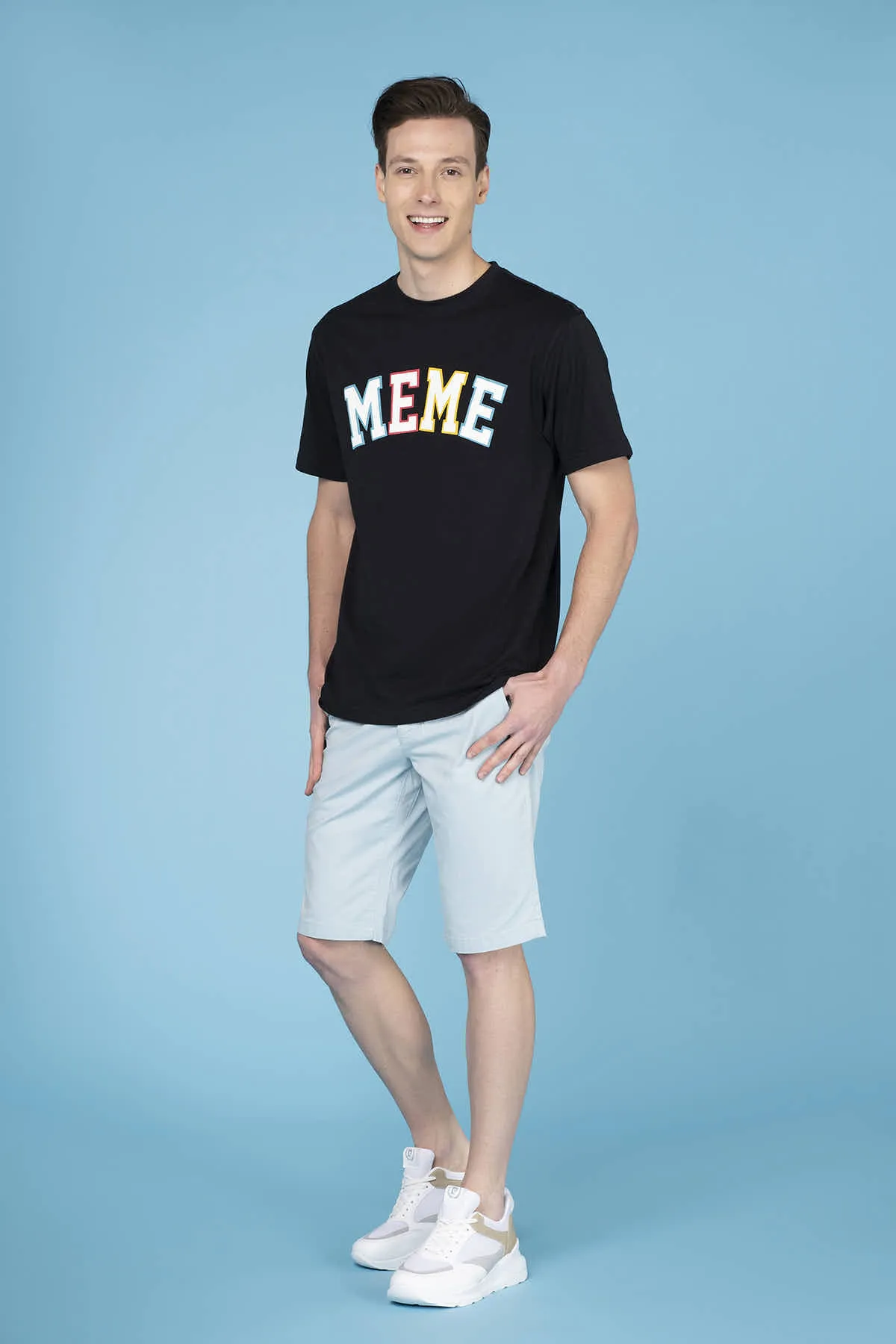 Chino Short For Men - Light Blue