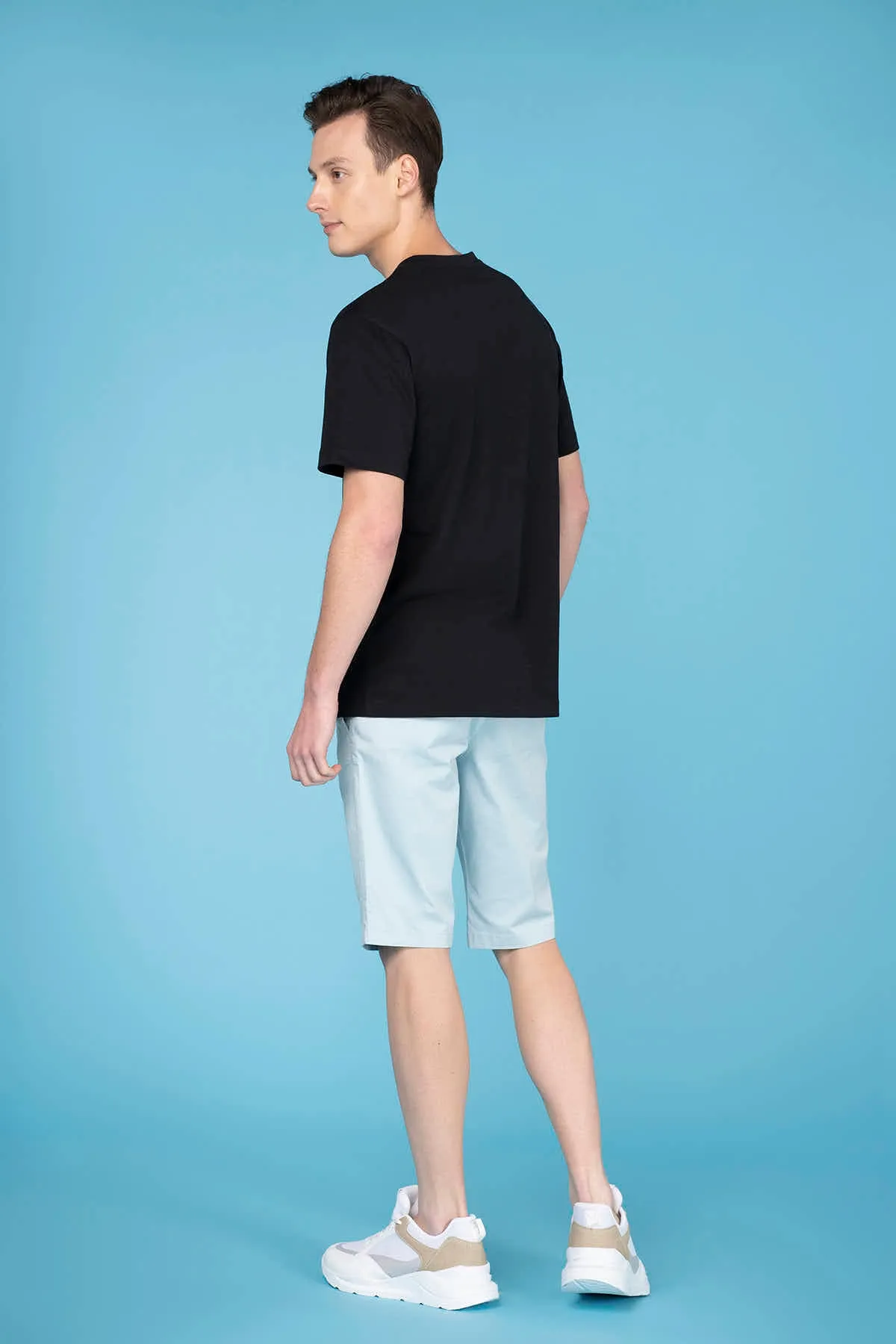 Chino Short For Men - Light Blue