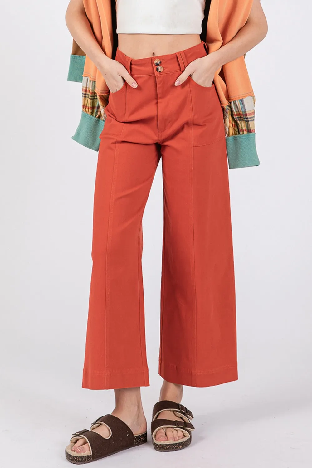 Cinnamon Cropped Pants
