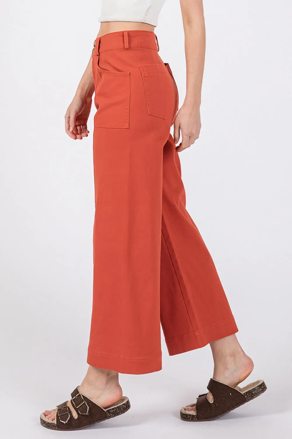 Cinnamon Cropped Pants