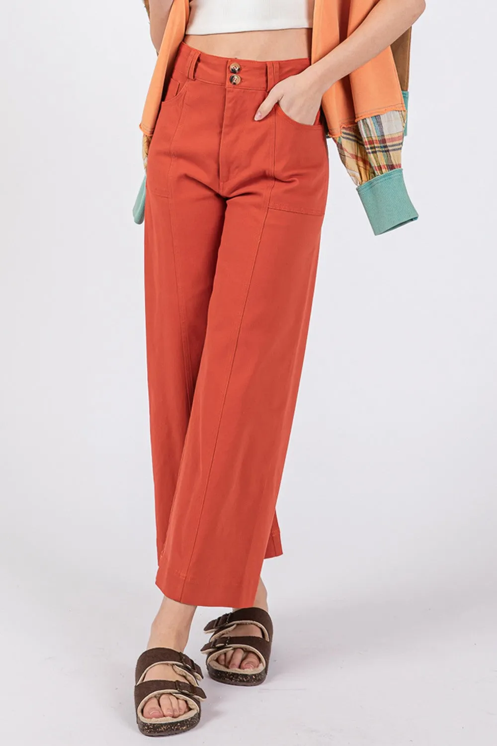 Cinnamon Cropped Pants