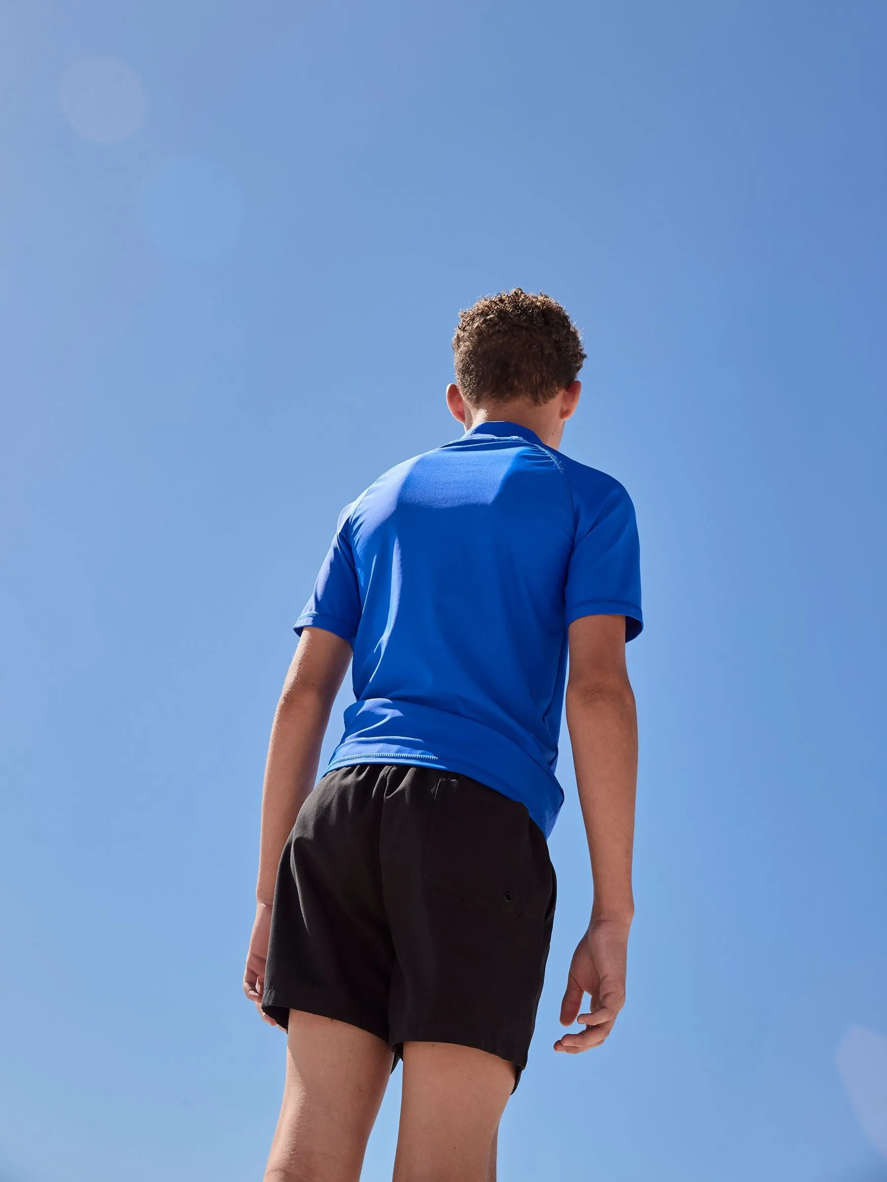 Cobalt Blue Short Sleeve Rash Vest (1.5-16yrs)