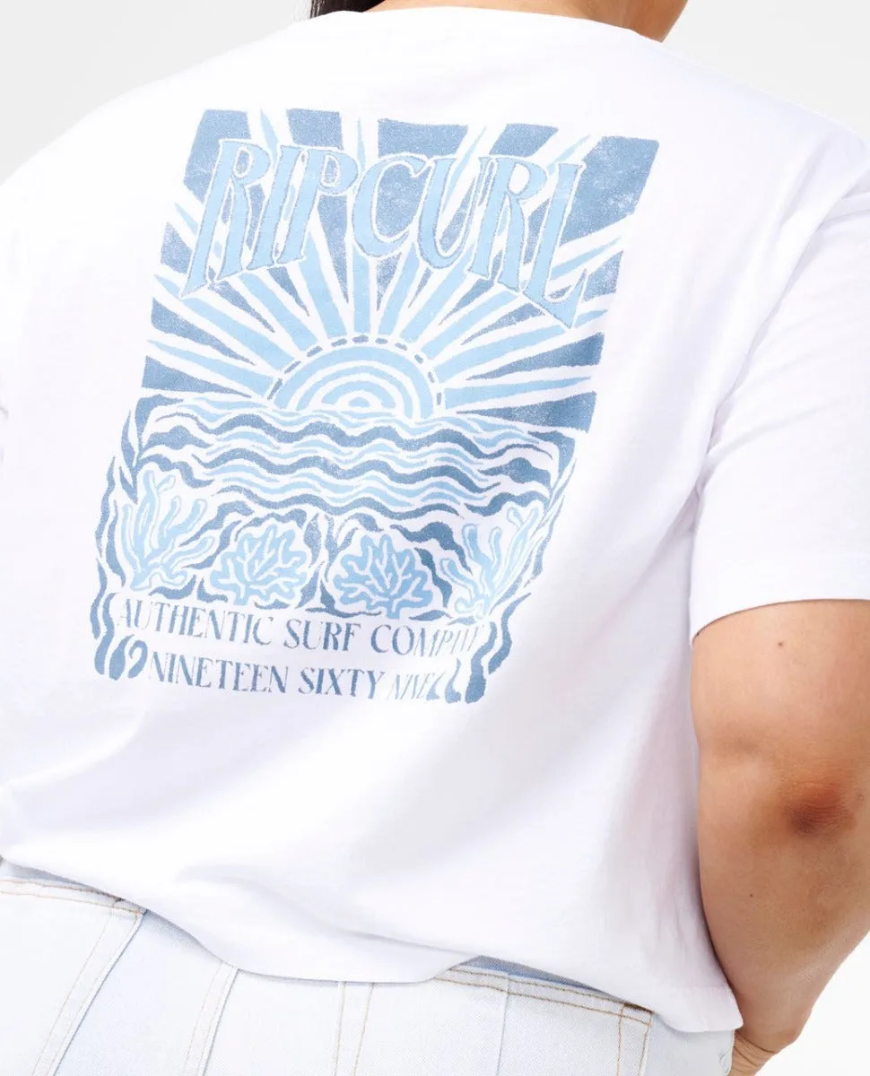 Coral Sands Crop Tee