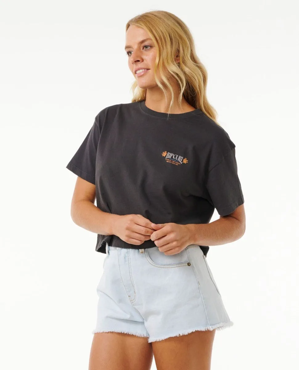 Coral Sands Crop Tee