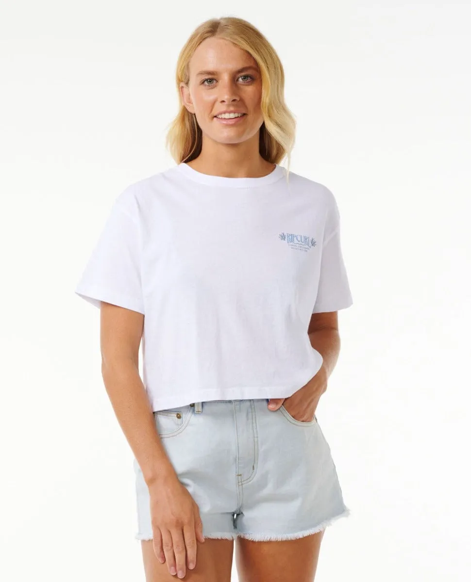 Coral Sands Crop Tee