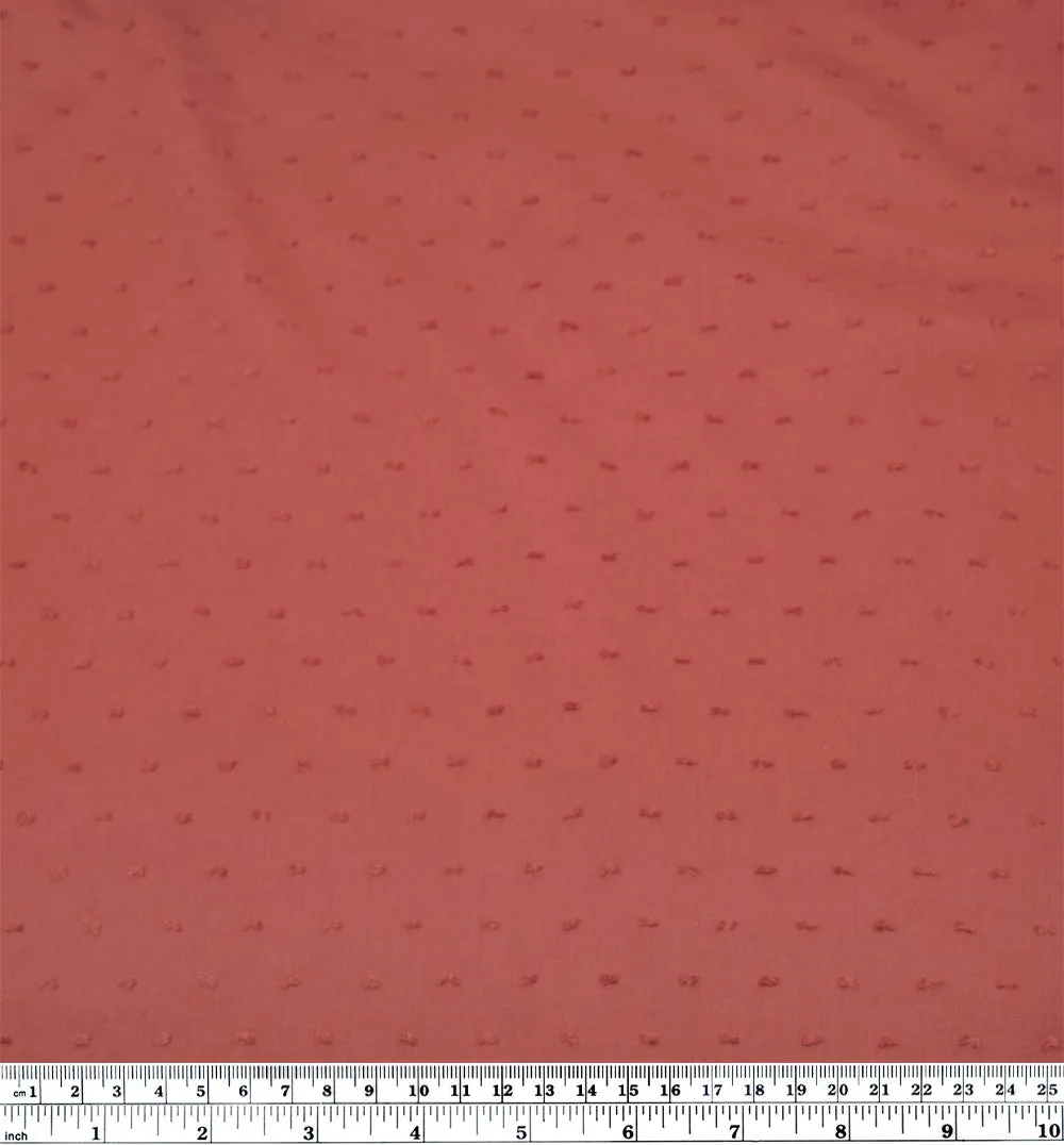 Cotton Swiss Dot - Pink Peppercorn