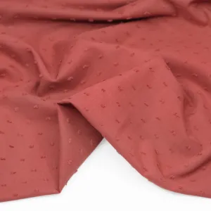 Cotton Swiss Dot - Pink Peppercorn