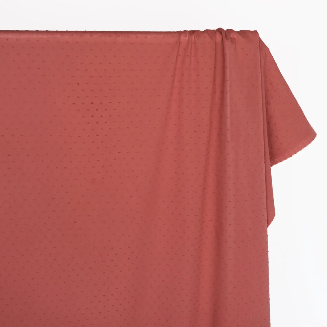Cotton Swiss Dot - Pink Peppercorn