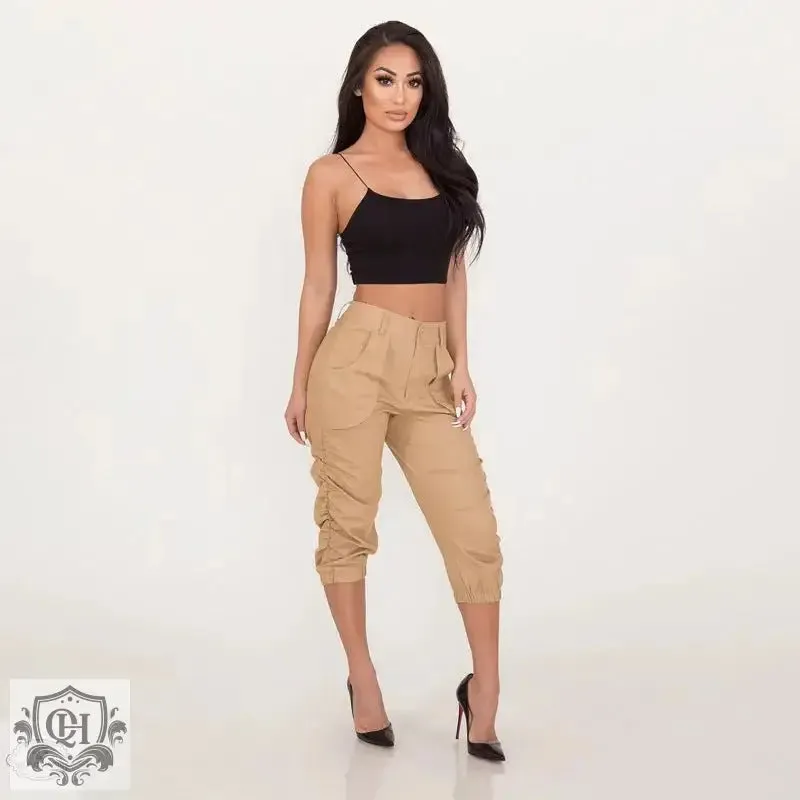 Cropped Harem Pants