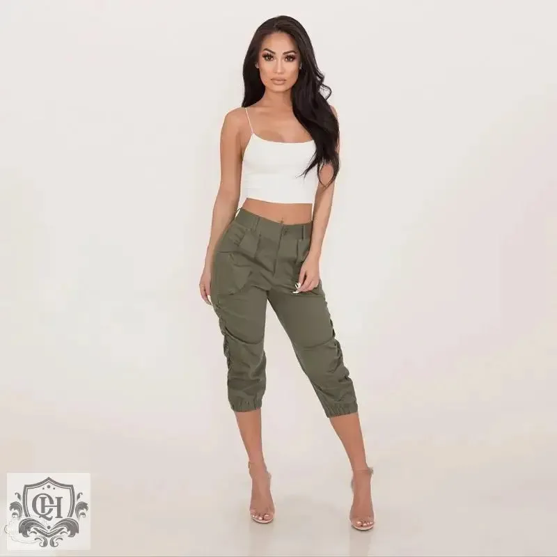 Cropped Harem Pants