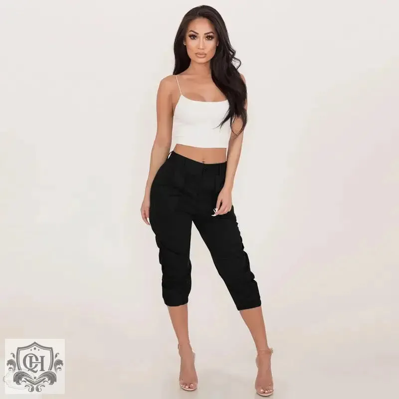 Cropped Harem Pants
