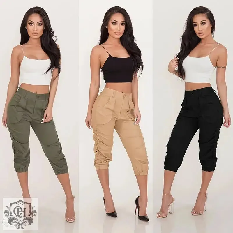 Cropped Harem Pants