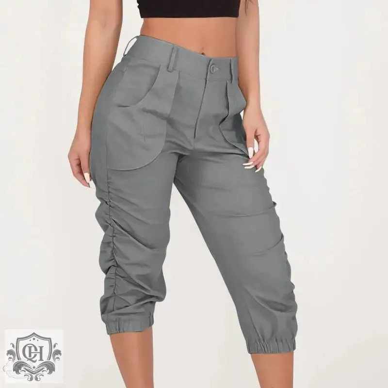 Cropped Harem Pants