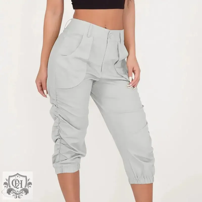 Cropped Harem Pants