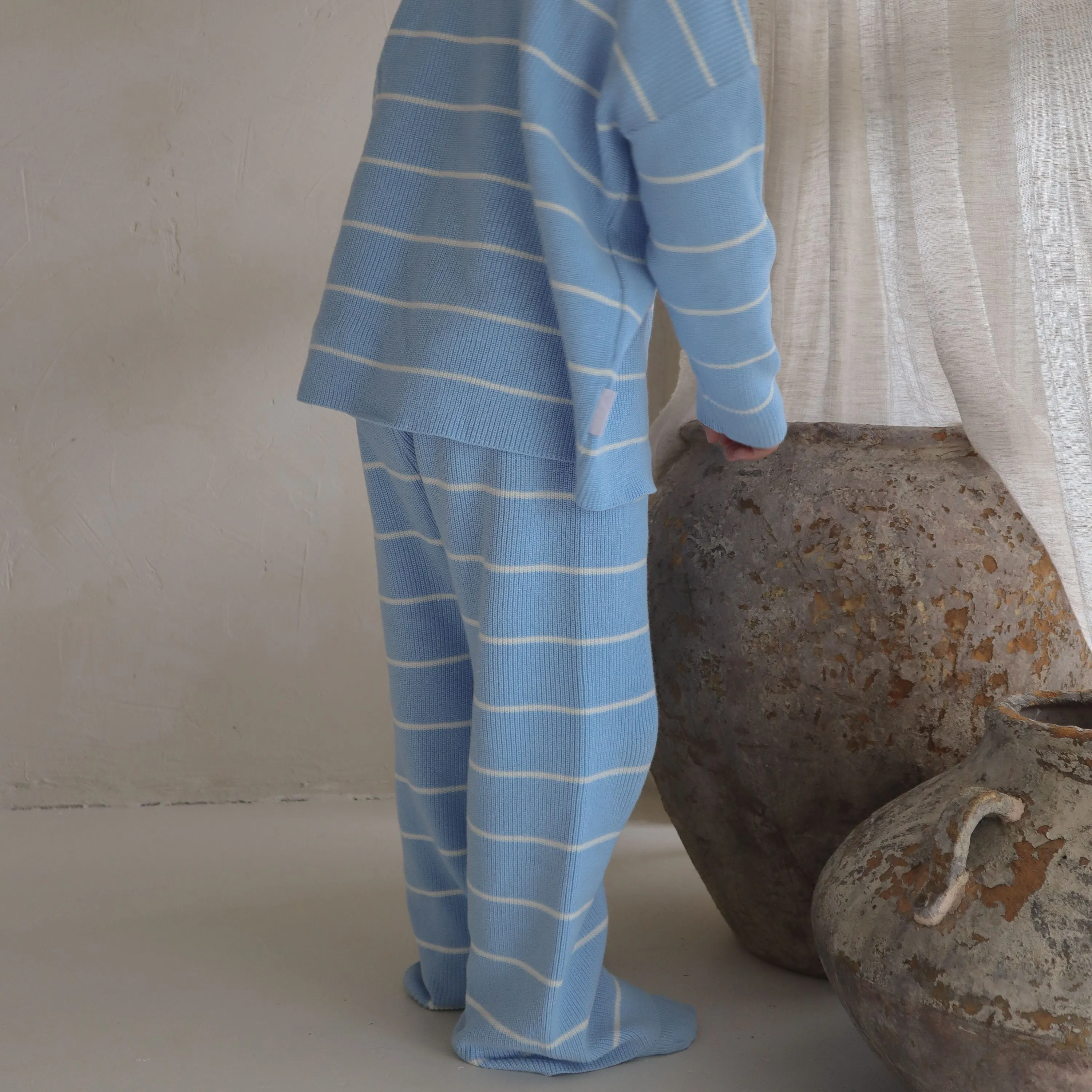 CROPPED PANTS | RIVER STRIPE