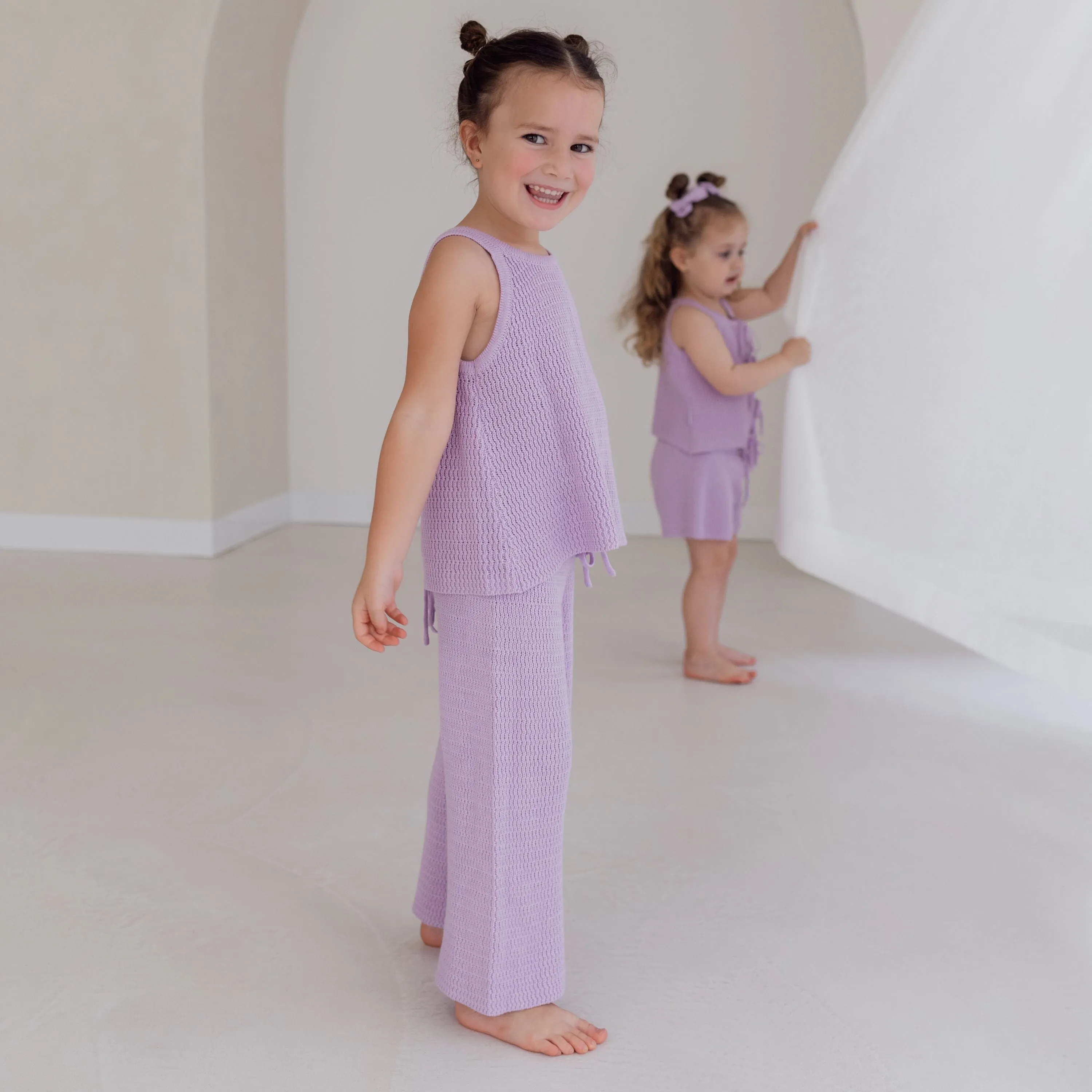CROPPED PANTS | VIOLET