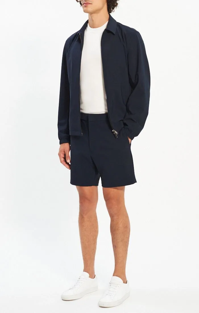 Curtis Drawstring Precision Ponte Shorts Baltic - Theory Men