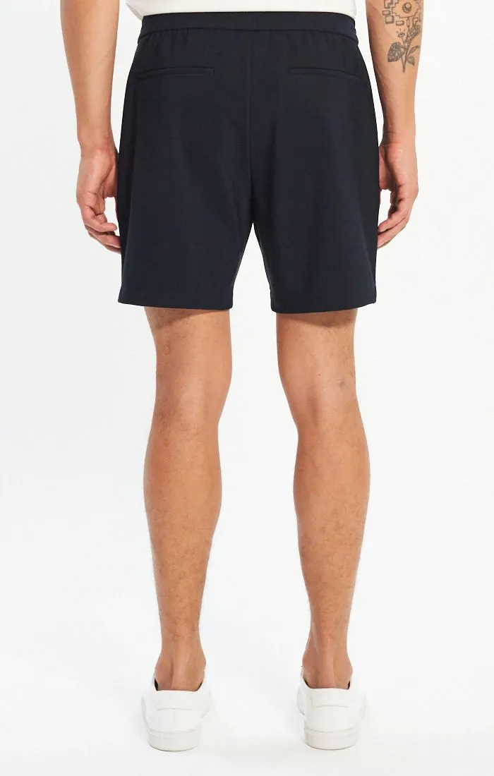 Curtis Drawstring Precision Ponte Shorts Baltic - Theory Men
