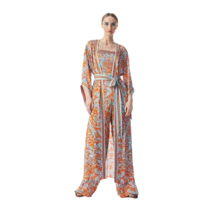 Domino Maxi Kimono with Belt