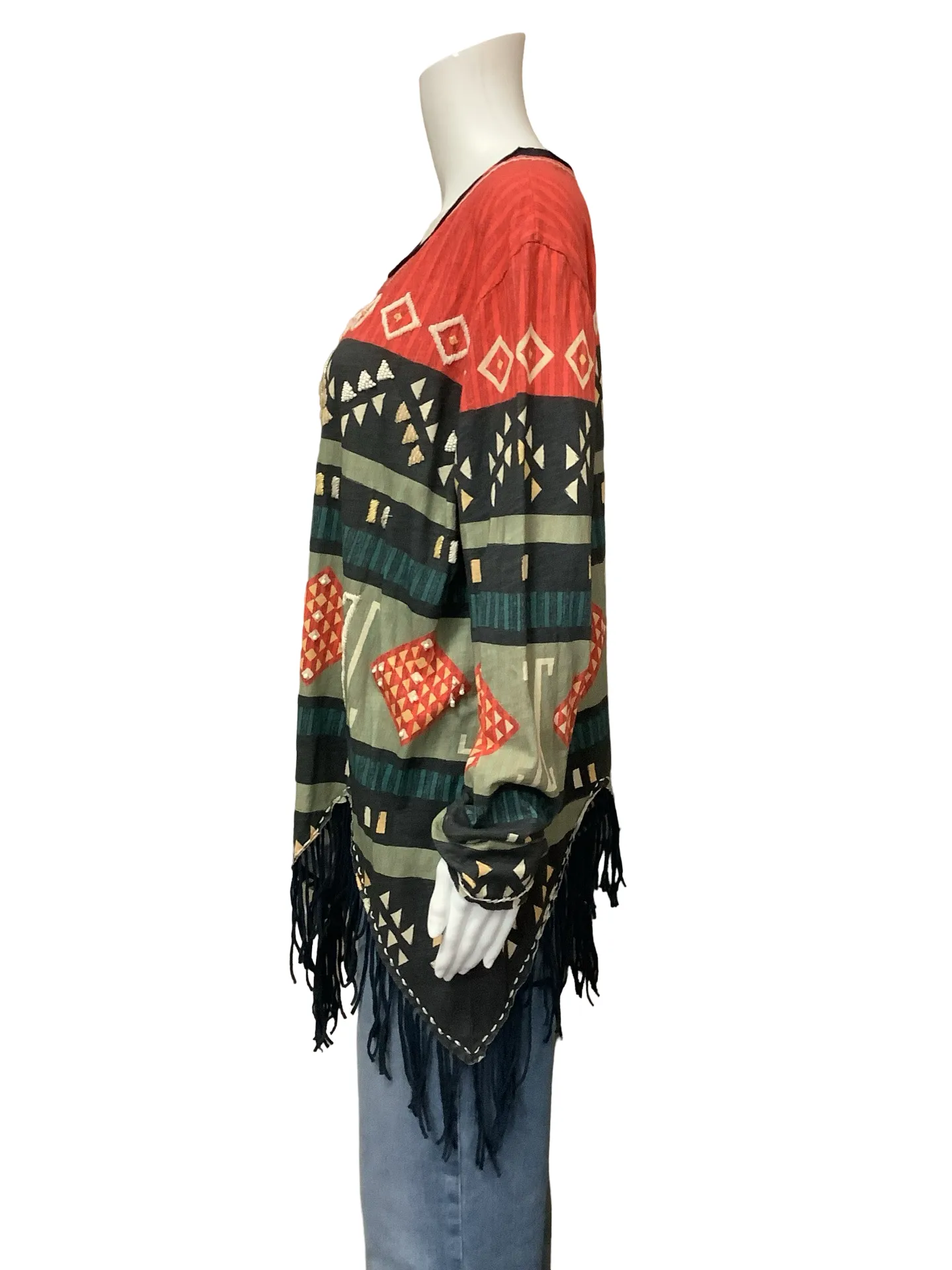 Double D Ranch Long Sleeve Aztec Print Size: XL